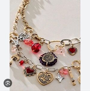 LIMITED EDITION SOLD OUT Free People NWT MAXAMILLION Charm Necklace Holiday Girl